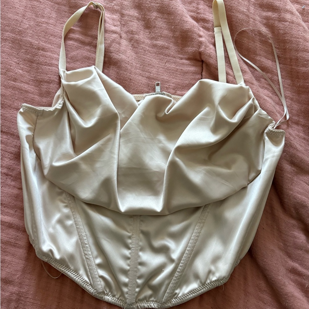 Urban Outfitters Cream Crop Top